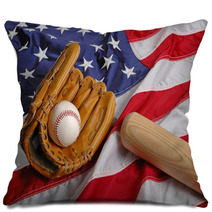 Baseball In America Pillows 1367494