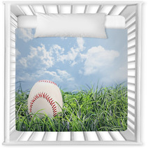 Baseball In Grass Nursery Decor 50102253