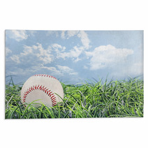 Baseball In Grass Rugs 50102253