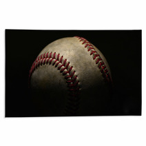 Baseball On Black Rugs 147626066