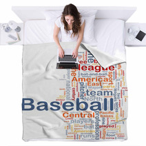 Baseball Sports Background Concept Blankets 23348075