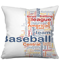 Baseball Sports Background Concept Pillows 23348075