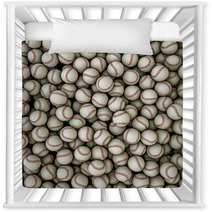 Baseballs Background Nursery Decor 45047938