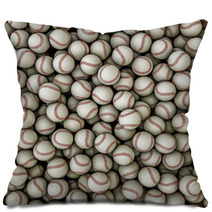Baseballs Background Pillows 45047938