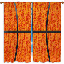 Basketball Background Window Curtains 152089943