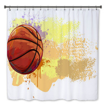Basketball Banner All Elements Are In Separate Layers And Grouped Bath Decor 85562316