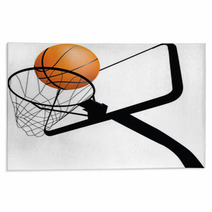 Basketball Hoop And Ball Rugs 17964546