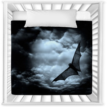 Bat Flying In The Dark Cloudy Sky Nursery Decor 6795024