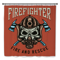 Firefighter Bath Decor 175066408