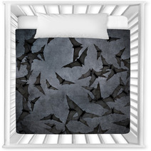 Bats In The Dark Cloudy Sky, Perfect Halloween Background Nursery Decor 55822702