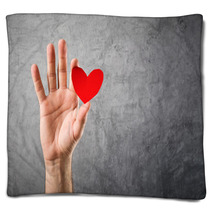 Be My Valentine, Valentines Day Concept. Blankets 60250408