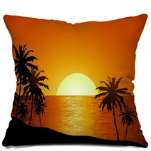 Beach Background Pillows 55515265