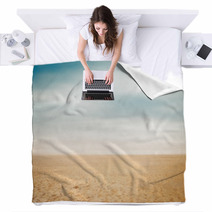 Beach Sand Background Blankets 61575863