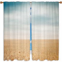 Beach Sand Background Window Curtains 61575863