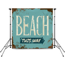 Beach Tin Sign Backdrops 66124984