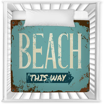 Beach Tin Sign Nursery Decor 66124984