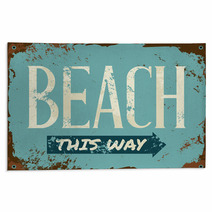 Beach Tin Sign Rugs 66124984