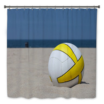 Beach Volleyball In Sand Bath Decor 33943895