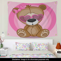 Bear In Sunglasses Wall Art 63540506
