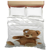 Bear With Bandage After An Accident Bedding 21584620