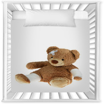 Bear With Bandage After An Accident Nursery Decor 21584620