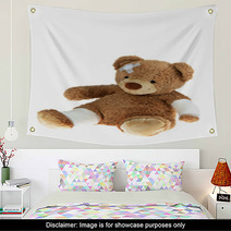 Bear With Bandage After An Accident Wall Art 21584620