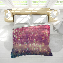 Beautiful Abstract Shiny Light And Glitter Background Bedding 183509631