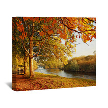 Beautiful Autumn In The Park Wall Art 45108931