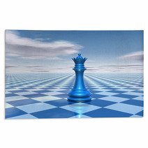 Beautiful Background With Chess Queen Rugs 60755745