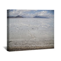 Beautiful Bonneville Salt Flats After A Summer Rain Storm Wall Art 68304609