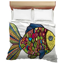 Beautiful Color Fish Bedding 53281398