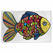 Beautiful Color Fish Rugs 53281398