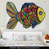 Beautiful Color Fish Wall Art 53281398
