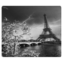 Beautiful Colors And Vegetation Near Eiffel Tower And Seine Rive Rugs 49149750