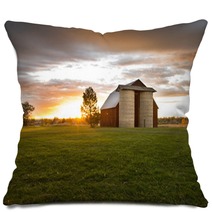 Beautiful Country Sunrise Pillows 126243695