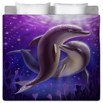 Beautiful Dolphins Bedding 121536689