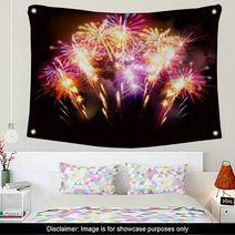 Beautiful Fireworks Display Wall Art 56959122