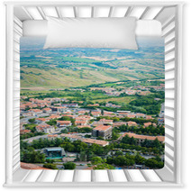 Beautiful Italian Landscape. View From Heights Of San Marino Nursery Decor 68795479