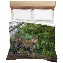 Beautiful Jaguar Animal In It's Natural Habitat Bedding 59596176