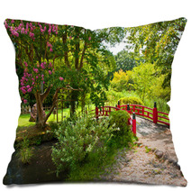 Beautiful Japanese Garden Pillows 36820475