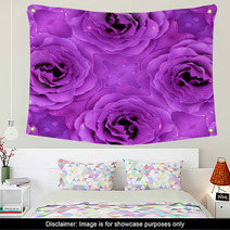 Beautiful Purple Flower Background Wall Art 71556165