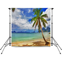 Beautiful Relaxing Tropical Scenery Backdrops 44349793