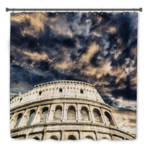Beautiful Sky Above Colosseum In Rome Bath Decor 65274584