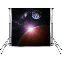 Beautiful Space Background Backdrops 52390565
