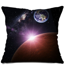 Beautiful Space Background Pillows 52390565