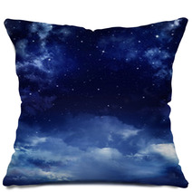 Beautiful Starry Sky, Space Background Pillows 66946526