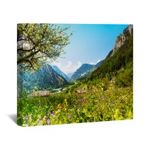 Beautiful Sunny Scenery Near Alps Wall Art 63342333