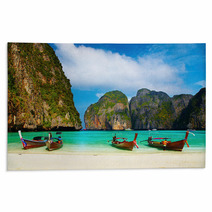 Beautiful Tropical Beach Maya Bay  Thailand Rugs 12791054