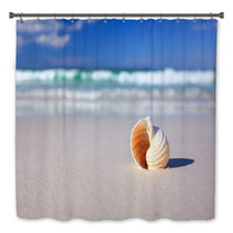 Beautiful Tropical Shell On The Beach Vacation Bath Decor 64864984