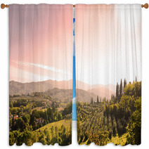 Beautiful Tuscan Landscape Window Curtains 59018630